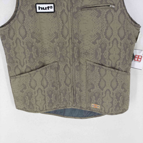 ハフ HUF 22AW パイソン柄中綿ベスト メンズ JPN:M