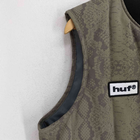 ハフ HUF 22AW パイソン柄中綿ベスト メンズ JPN:M