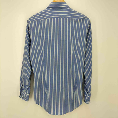 メーカーズシャツカマクラ Makers Shirt 鎌倉 WASHABLE WOOL L/S ストライプシャツ メンズ 39