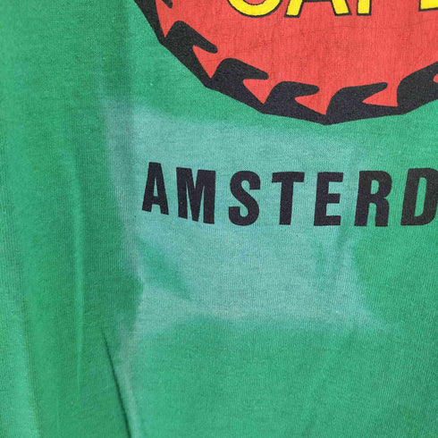 スクリーンスターズ SCREEN STARS USA製 シングルステッチ HARD ROCK CAFE AMSTERDAM クルーネックTシャツ メンズ