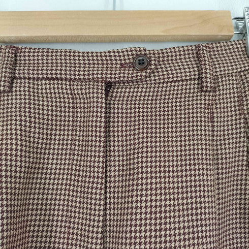 ラファエラ rafaella 千鳥格子 2タックウールスラックス レディース 00