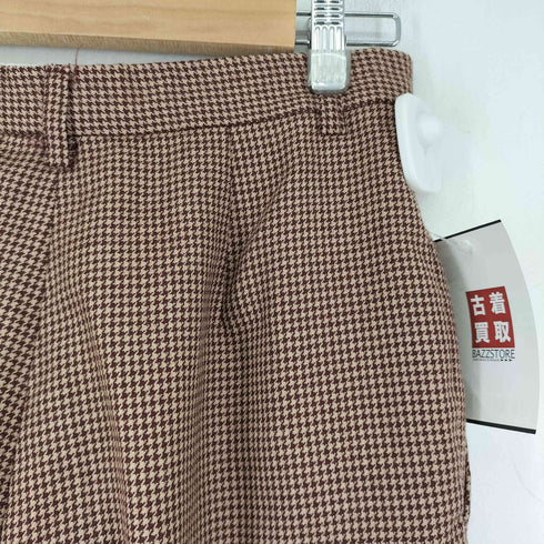 ラファエラ rafaella 千鳥格子 2タックウールスラックス レディース 00