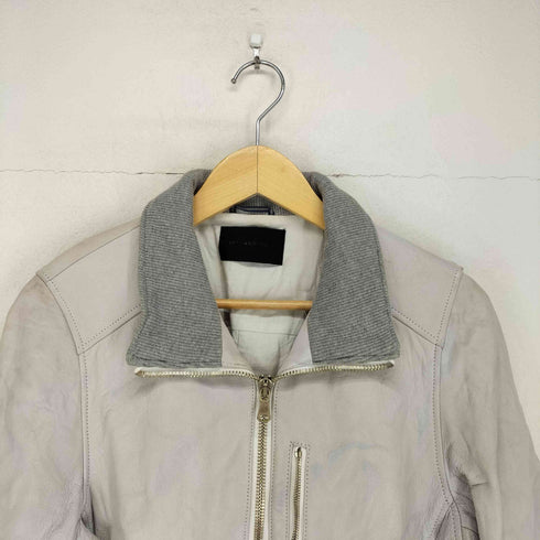 ジュンハシモト junhashimoto レザージップアップブルゾン メンズ JPN:4
