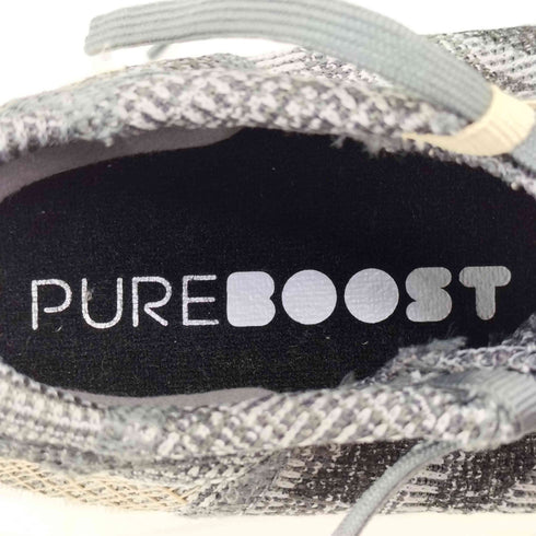 アディダス adidas PureBoost Go Grey Beige ピュアブースト ローカット スニーカー レディース JPN:23.5