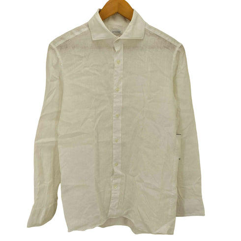 マッキントッシュフィロソフィー MACKINTOSH PHILOSOPHY Albini fabricリネンシャツ メンズ 38