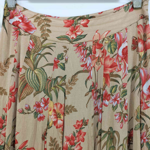 マックスマーラ MAX MARA 花柄 フレア 膝丈 スカート レディース JPN:40