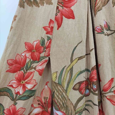 マックスマーラ MAX MARA 花柄 フレア 膝丈 スカート レディース JPN:40