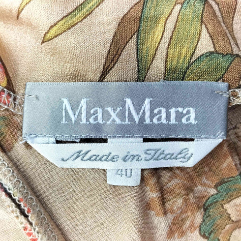 マックスマーラ MAX MARA 花柄 フレア 膝丈 スカート レディース JPN:40