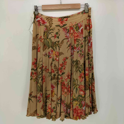 マックスマーラ MAX MARA 花柄 フレア 膝丈 スカート レディース JPN:40