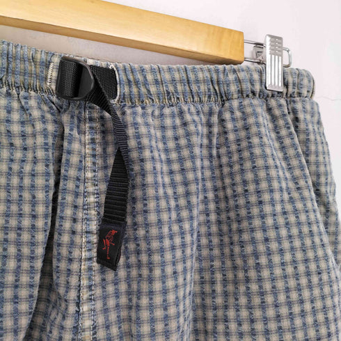 グラミチ GRAMICCI MADE IN USA チェック柄クライミングパンツ メンズ JPN:L