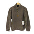 MUSKOKA LAKES 90S 首元ステッチ ウール ヘンリーネックニット メンズ import:M