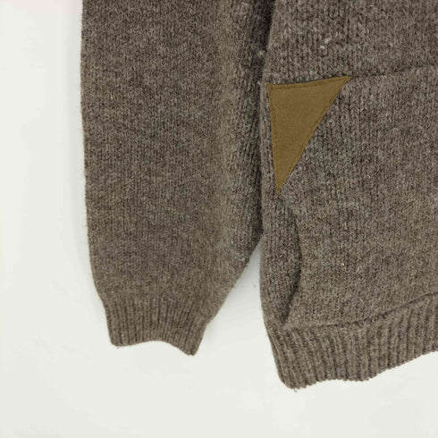 MUSKOKA LAKES 90S 首元ステッチ ウール ヘンリーネックニット メンズ import:M
