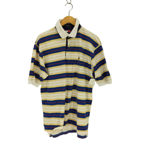 トミーヒルフィガー TOMMY HILFIGER マルチボーダーポロシャツ メンズ JPN:L