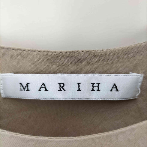 マリハ MARIHA 草原の虹のドレス ティアード ノースリーブ ワンピース レディース JPN:36