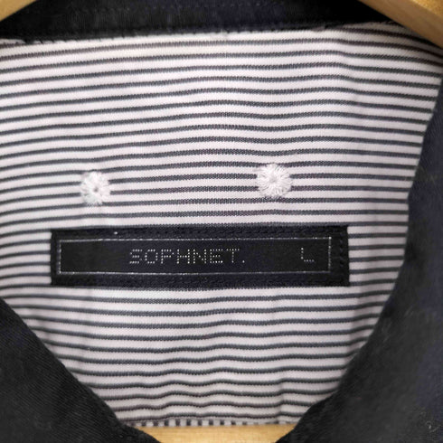 ソフネット SOPHNET. センター切替シャツ メンズ JPN:L