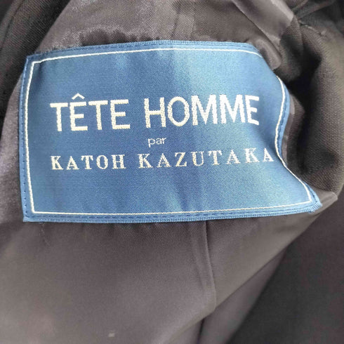 テットオム TETE HOMME 背抜き 2Bシングルテーラード セットアップ メンズ