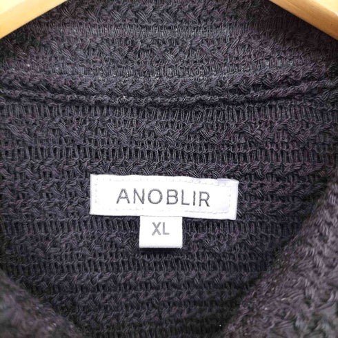 ANOBLIR 総レース半袖シャツ メンズ JPN:XL