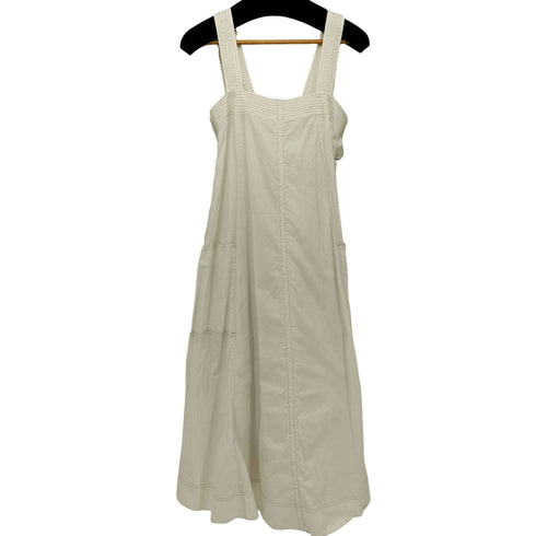 ザラ ZARA TOPSTITCHED MIDI DRESS ステッチ ワンピース レディース import:S