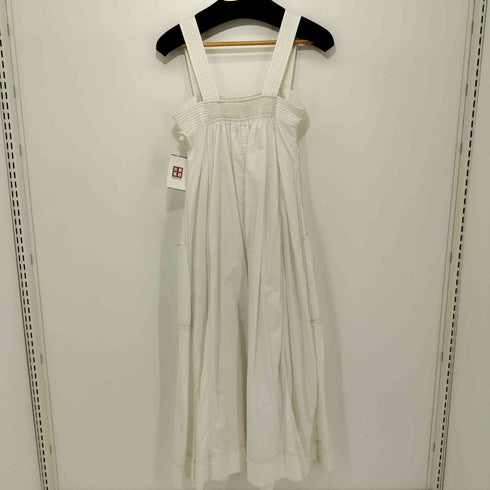 ザラ ZARA TOPSTITCHED MIDI DRESS ステッチ ワンピース レディース import:S