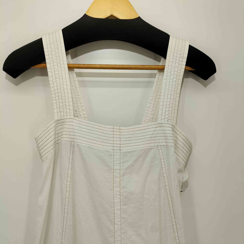 ザラ ZARA TOPSTITCHED MIDI DRESS ステッチ ワンピース レディース import:S