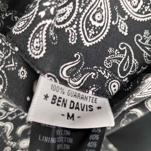 ベンデイビス BEN DAVIS リバーシブル ペイズリー柄 ブルゾン メンズ JPN:M