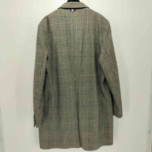 トミーヒルフィガー TOMMY HILFIGER グレンチェック インナーブルゾンロングコート メンズ XL