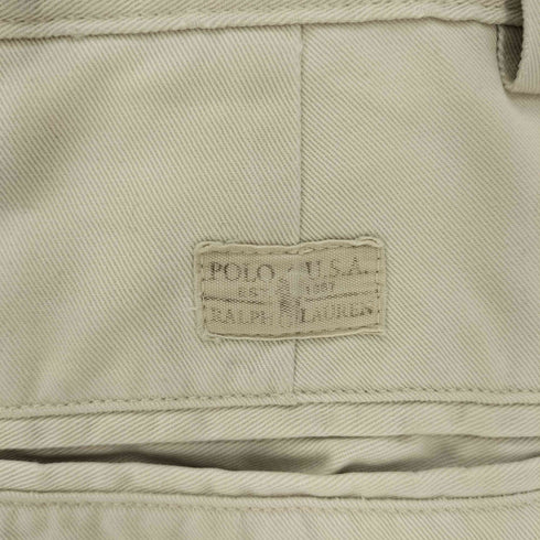 ポロバイラルフローレン Polo by RALPH LAUREN 90S メキシコ製 PHILIP PANT コインポケット ワイド チノ パンツ メンズ 32×31