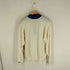 YALE x NICEWEATHER BOUCLE PK CREWNECK IVORY ニットポロシャツ メンズ import:M