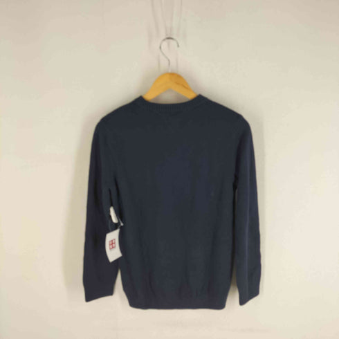 トミーヒルフィガー TOMMY HILFIGER フラッグ刺繍 コットンニット レディース import:XL