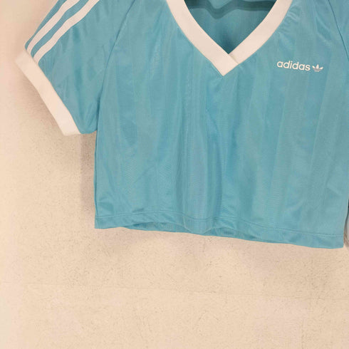 アディダス adidas サイドラインショートサッカーシャツ レディース JPN:L