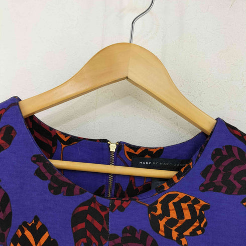 マークバイマークジェイコブス Marc by Marc Jacobs PERSIAN PURPLE MULTI ストレッチワンピース レディース