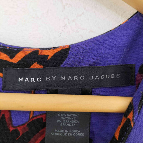 マークバイマークジェイコブス Marc by Marc Jacobs PERSIAN PURPLE MULTI ストレッチワンピース レディース