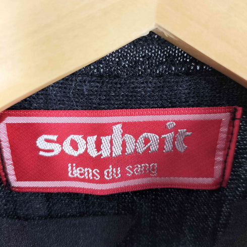 SOUHAIT ウール混 リボンタイ ニット レディース 40