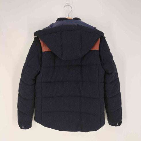タケオキクチ TAKEO KIKUCHI 2WAY レザー切替 ウール 中綿ジャケット メンズ JPN:2
