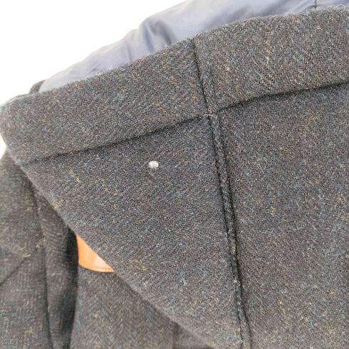 タケオキクチ TAKEO KIKUCHI 2WAY レザー切替 ウール 中綿ジャケット メンズ JPN:2