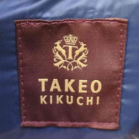 タケオキクチ TAKEO KIKUCHI 2WAY レザー切替 ウール 中綿ジャケット メンズ JPN:2