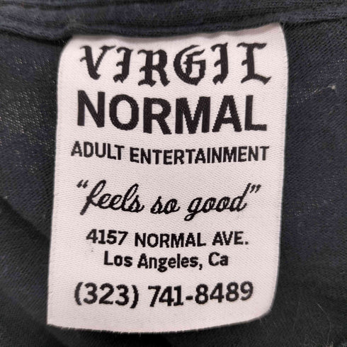 ヴァージルノーマル VIRGIL NORMAL バックプリントクポケットTシャツ メンズ