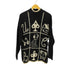 ユナイテッドカラーズオブベネトン UNITED COLORS OF BENETTON MADE IN ITALY トランプ柄 モックネックニット SHETLAND PURE NEW WOOL メンズ
