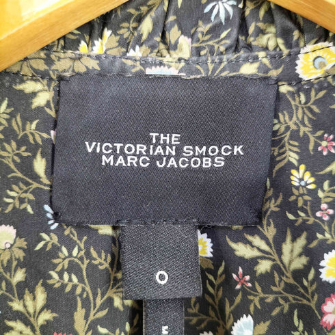 マークジェイコブス MARC JACOBS THE VICTORIAN SMOCK DRESS GREEN MULTI レディース 0