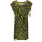ダイアンフォンファステンバーグ DIANE VON FURSTENBERG レオパード フロントリボン シルクワンピース レディース JPN:2