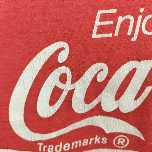 ヘインズ Hanes 80-90S シングルステッチ コカ・コーラ Tシャツ メンズ JPN:S