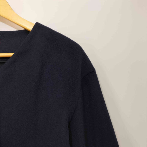 デプレ DES PRES 19AW ウール混 カシミヤ混 ノーカラー 1B ジャケット レディース JPN:38