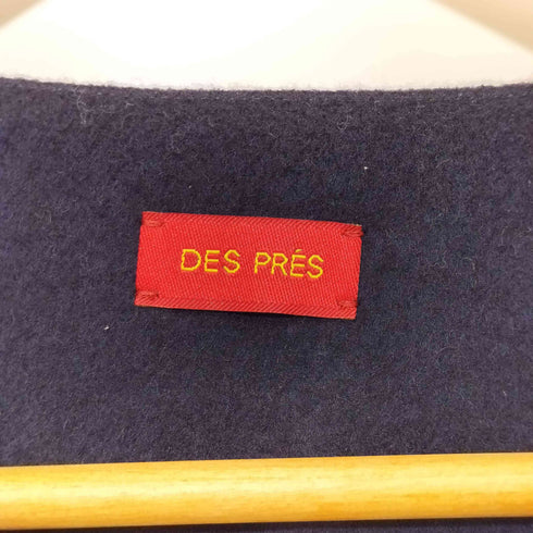 デプレ DES PRES 19AW ウール混 カシミヤ混 ノーカラー 1B ジャケット レディース JPN:38