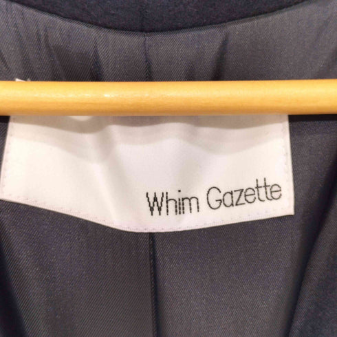 ウィムガゼット Whim Gazette ウール混 メリンプミドルコート レディース FREE