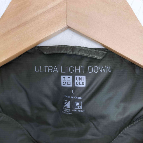 ユニクロ UNIQLO ウルトラライトダウン キルティングベスト メンズ JPN:L