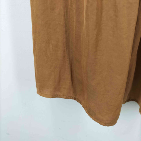 レイビームス Ray BEAMS サテンギャザーハイネックワンピース レディース