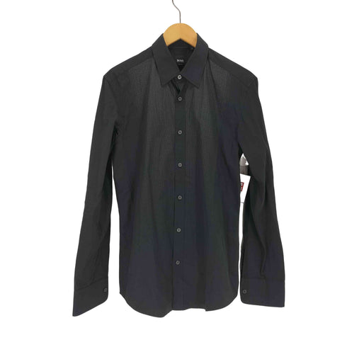 ボスヒューゴボス BOSS HUGO BOSS slim fit フロントドットプリント ドレスシャツ メンズ JPN:M