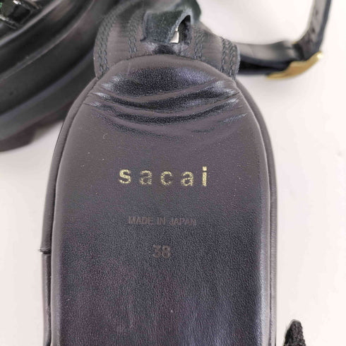 サカイ Sacai ウェッジソール ストラップサンダル レディース JPN:38