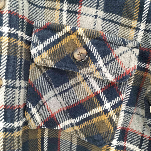 OUTDOORLIFE ヘビーウェイト チェック L/S ネルシャツ メンズ import:M