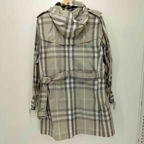バーバリーロンドン BURBERRY LONDON ノバチェックフーデットコート レディース 44